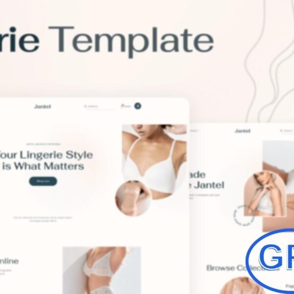 Jantel – Lingerie & Nightwear Store Elementor Pro Template Kit Jantel is a sleek and modern Elementor Pro Template Kit designed for lingerie, nightwear, loungewear, and fashion accessory stores.