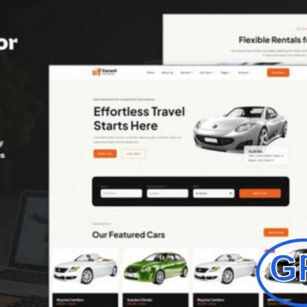 Xarent – Car Rental Elementor Template Kit Xarent is a modern Elementor Template Kit designed for car rental and automotive businesses. It includes a complete set of templates ideal for car rental services, vehicle booking, car listings, dealerships, auto sales, transportation, and related businesses.