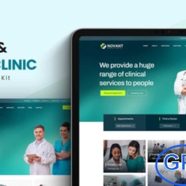 Novant – Hospital & Medical Clinic Elementor Template Kit Novant is a modern, clean, and fully responsive Elementor Template Kit designed specifically for hospitals, medical clinics, doctors, and healthcare centers.