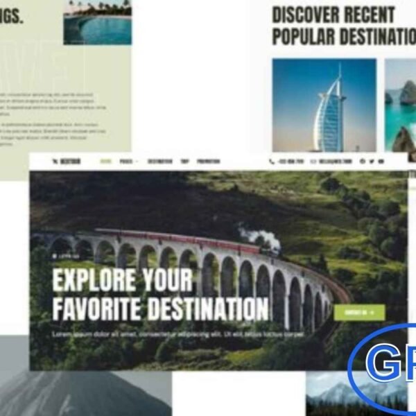 Nextour – Tour Guide & Travel Agency Elementor Template Kit Nextour is a modern Elementor Template Kit designed for travel agencies, tour guides, and adventure businesses. With fully responsive and professionally crafted templates, it allows you to quickly create a visually appealing WordPress website.