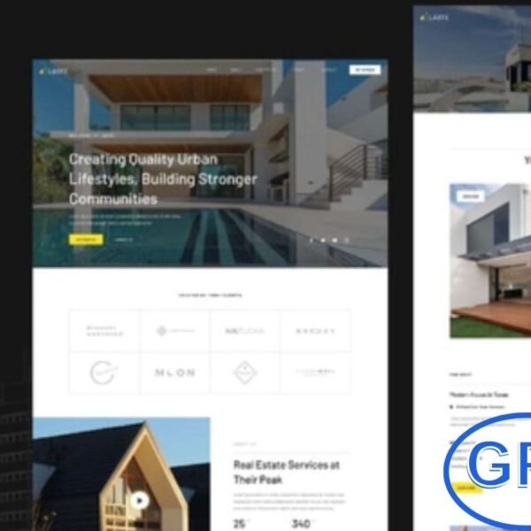 Laste – Real Estate & Property Elementor Template Kit Laste is a modern and clean Elementor Template Kit designed specifically for real estate businesses, property agencies, realtors, house builders, and construction companies.