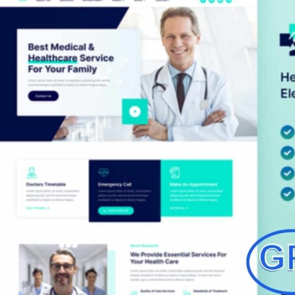 MedicaLife – Health Care & Medical Elementor Template Kit MedicaLife is a modern and professional Elementor Template Kit designed to build fully functional websites for healthcare and medical services.