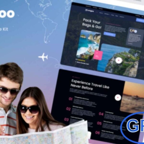 Lungoo – Travel Business Elementor Template Kit Lungoo is a modern and professional Elementor Template Kit designed for travel agencies, tour operators, and travel service websites.