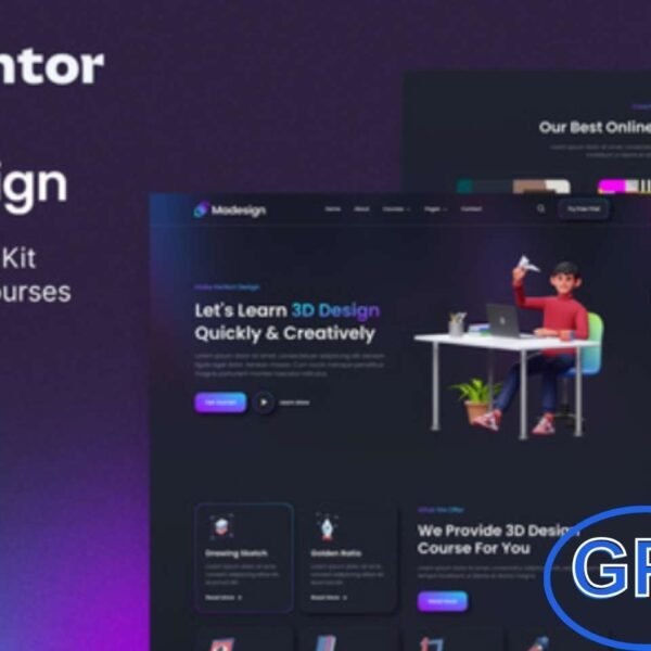 Madesign – Online Design Courses Elementor Template Kit Madesign is a sleek and modern Elementor Template Kit perfect for creating professional WordPress websites for online design courses, classes, lessons, certifications, and educational programs.