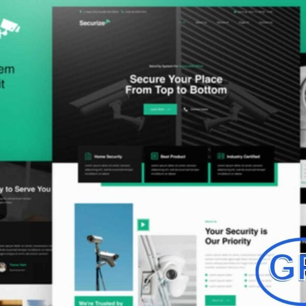 Securize – CCTV & Security Elementor Template Kit Securize is a professional and modern Elementor Template Kit crafted for CCTV, home security, and surveillance service websites. Ideal for security camera installation companies, home automation providers, and security system firms, this kit helps you build a powerful online presence with ease. Its clean and engaging design highlights your products and services, helping you gain the trust of potential clients.