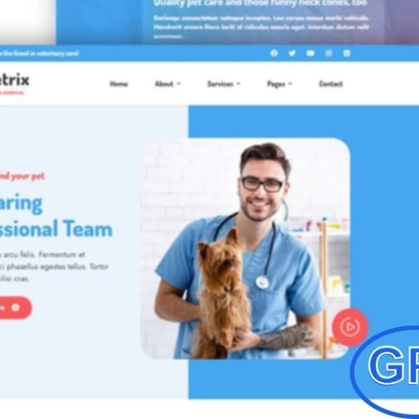 Beetrix – Pet Clinic & Hospital Elementor Template Kit Beetrix is a modern and responsive Elementor Template Kit specially designed for pet clinics, veterinary hospitals, animal care centers, and pet grooming services. It’s the perfect solution to promote your pet healthcare business and build a professional online presence that connects with pet owners.