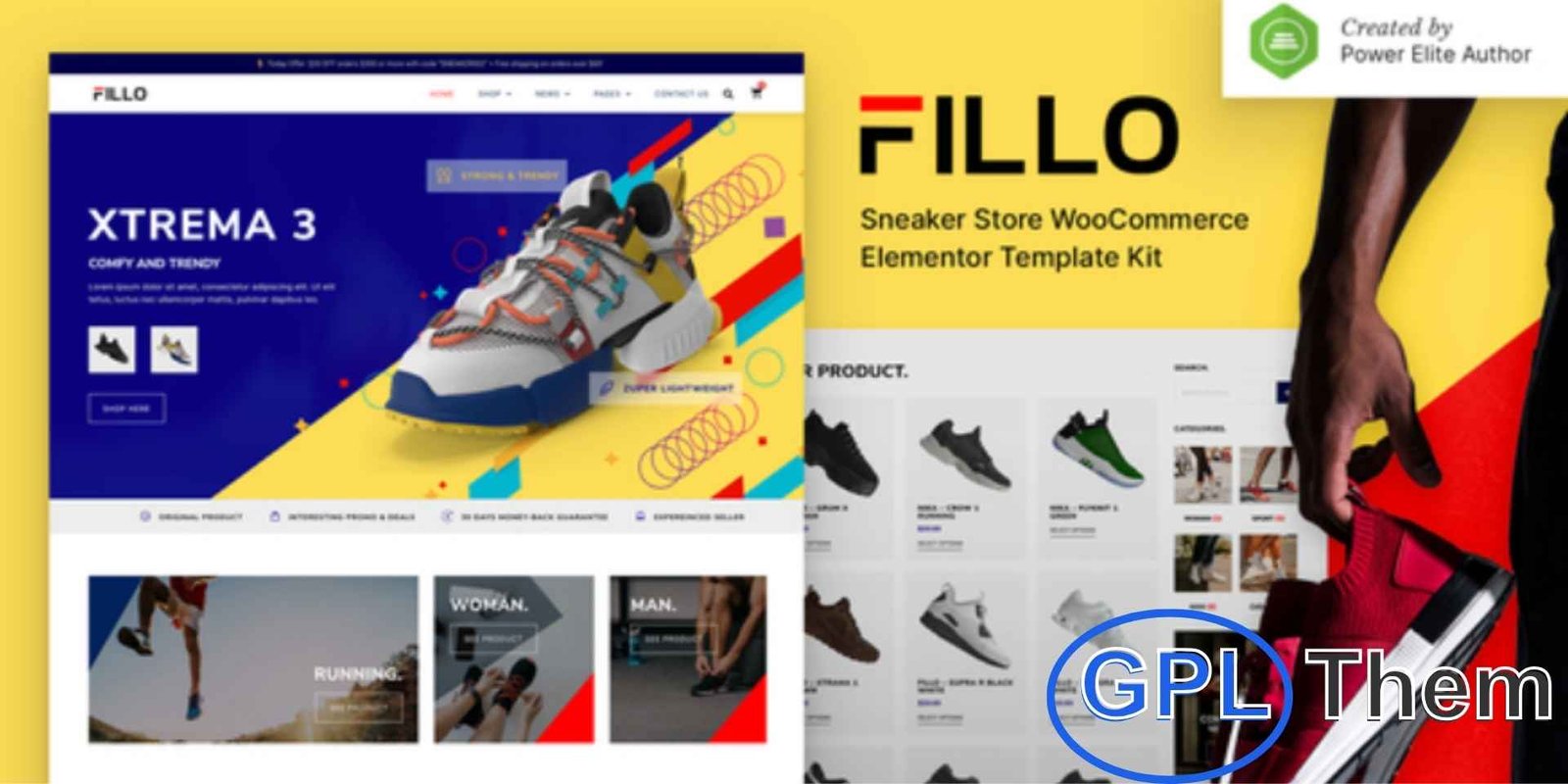 Fillo – Shoes & Sneakers Store WooCommerce Elementor Template Kit Fillo – Shoes & Sneakers Store WooCommerce Elementor Template Kit Fillo is a stylish and modern Elementor Template Kit specially designed for WooCommerce websites focused on shoes, sneakers, sportswear, or fashion accessories. Perfect for online stores and retail brands, Fillo offers a sleek, user-friendly layout that enhances your product presentation and boosts conversions.