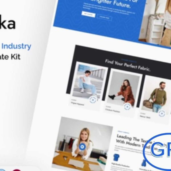 Fabrika – Garment & Textile Industry Elementor Template Kit Fabrika is a modern and professional Elementor Template Kit specially crafted for garment manufacturers, textile industries, clothing factories, and fabric production businesses. Designed on WordPress and powered by Elementor, Fabrika helps you build a stylish and functional website that reflects your brand’s creativity, quality, and professionalism.