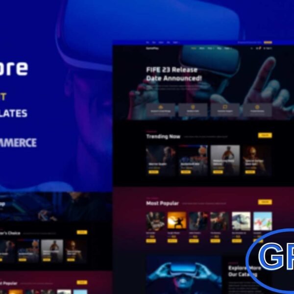 GamePlay – Video Game Store Elementor Template Kit GamePlay is a modern and responsive Elementor Template Kit designed for creating professional video game store websites with ease. Built for WordPress and WooCommerce, this template kit helps you launch your online gaming shop in just a few minutes—no coding required.