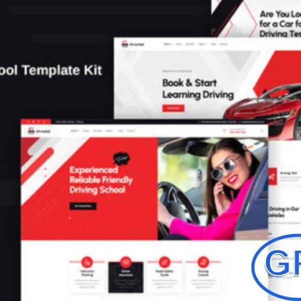 Drivschol – Driving School Elementor Template Kit Drivschol is a modern and professional Elementor Template Kit designed specifically for driving schools, driving instructors, and vehicle training centers. With its clean layout, responsive design, and user-friendly customization, Drivschol helps you create a professional and SEO-optimized website that attracts new learners and promotes your training programs effectively.