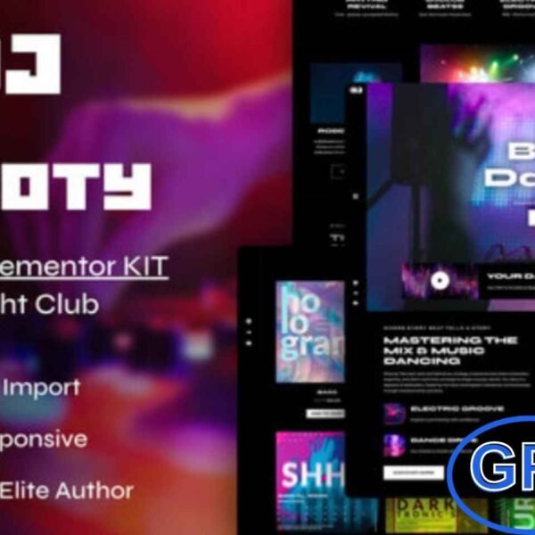 Discoty – DJ & Night Club Elementor Pro Template Kit Discoty is a stylish and modern Elementor Pro Template Kit designed especially for DJs, Night Clubs, Music Festivals, Parties, and Entertainment Websites. With its vibrant layout and energetic design, Discoty helps you create a bold online presence that captures the excitement of nightlife and music events.