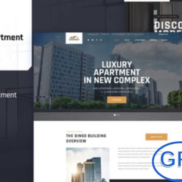 Dinso – Single Property & Apartment Elementor Template Kit Dinso is a modern and elegant Elementor Template Kit designed specifically for single property, real estate, and apartment showcase websites. Perfect for real estate agents, realtors, property listings, rentals, and architecture firms, this kit helps you build a stunning online presence effortlessly.