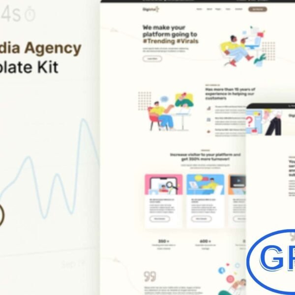 Digistar – SEO & Social Media Agency Elementor Template Kit Digistar is a modern and responsive Elementor Template Kit designed for SEO agencies, digital marketing firms, and social media promotion services. With its clean and professional layout, this template kit helps you build a high-converting website that enhances your online presence and attracts potential clients effortlessly.