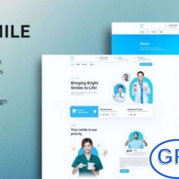 Dentsmile – Dentist & Dental Clinic Elementor Template Kit Dentsmile is a modern and professional Elementor Template Kit designed specifically for dentists, dental clinics, and oral healthcare centers. Built using the Elementor page builder for WordPress, this kit offers a clean, responsive, and easy-to-customize design that works seamlessly with most themes.