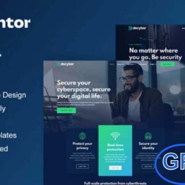 Decyber – Cyber Security Services Elementor Template Kit Decyber is a modern Elementor Template Kit crafted for cybersecurity, IT protection, and technology service websites. It features a sleek, professional layout with a unique design style ideal for businesses offering cyber defense, data protection, and security solutions.
