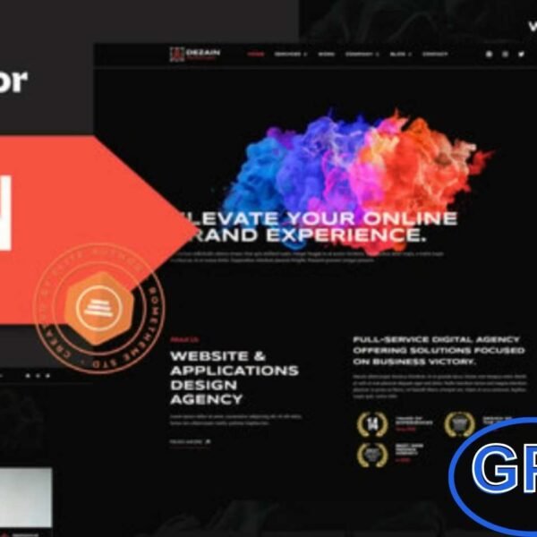 Dezain – Web Design Agency Elementor Pro Template Kit Dezain is a modern Elementor Pro Template Kit crafted specifically for Web Design Agencies, Creative Studios, and Digital Companies. It includes a stunning collection of ready-to-use templates designed to showcase your creative services, projects, and portfolio with style.