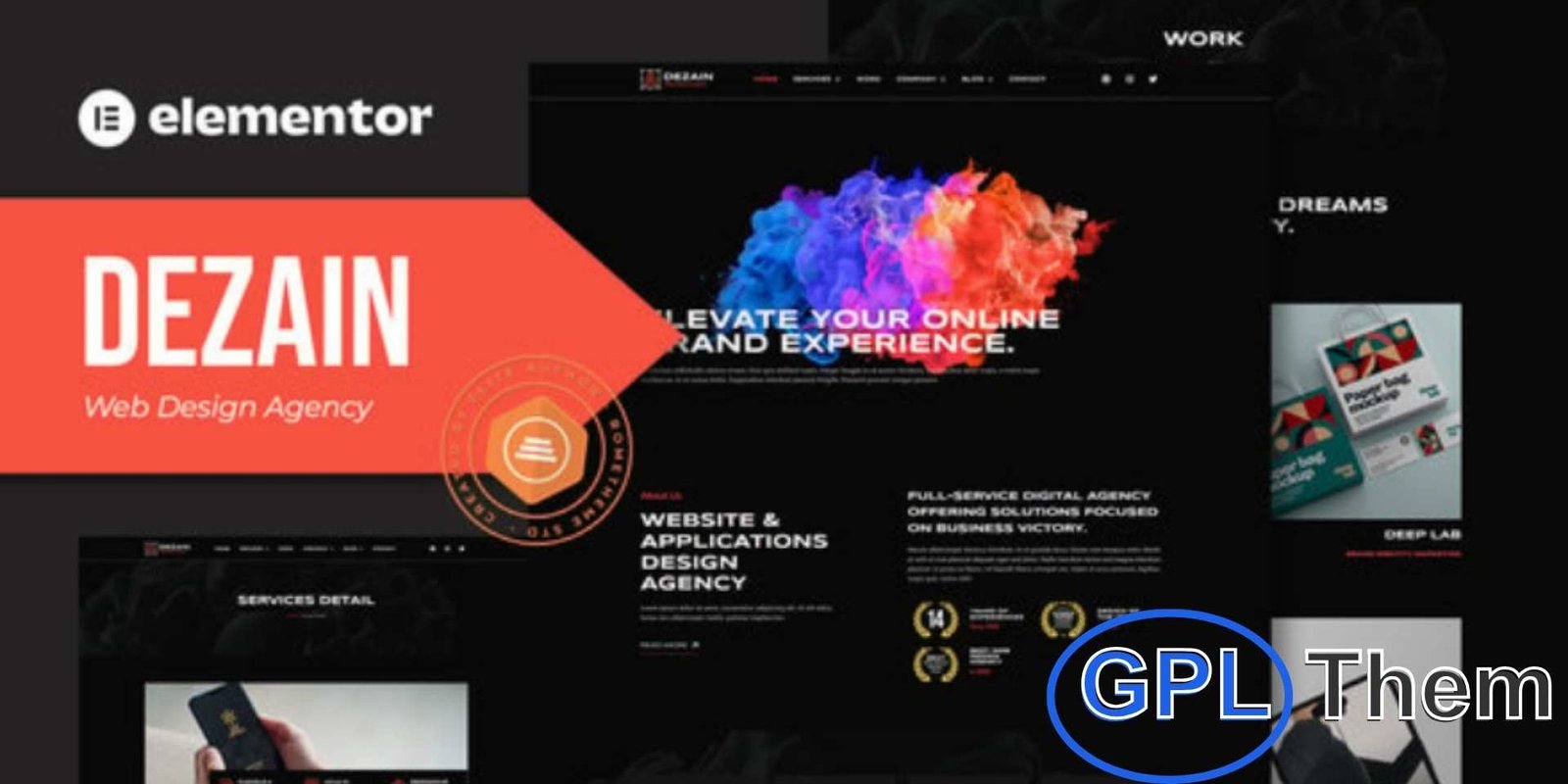 Dezain – Web Design Agency Elementor Pro Template Kit Dezain – Web Design Agency Elementor Pro Template Kit Dezain is a modern Elementor Pro Template Kit crafted specifically for Web Design Agencies, Creative Studios, and Digital Companies. It includes a stunning collection of ready-to-use templates designed to showcase your creative services, projects, and portfolio with style.