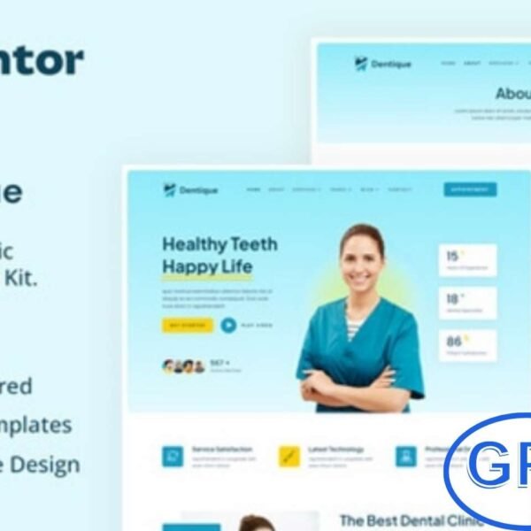 Dentique – Dentist & Dental Clinic Elementor Template Kit Dentique is a modern and professional Elementor Template Kit designed specifically for dentists and dental clinics looking to build a strong online presence. With its clean design and fully responsive layout, Dentique makes it easy to create a stunning, user-friendly website that highlights your dental services, expertise, and patient care.