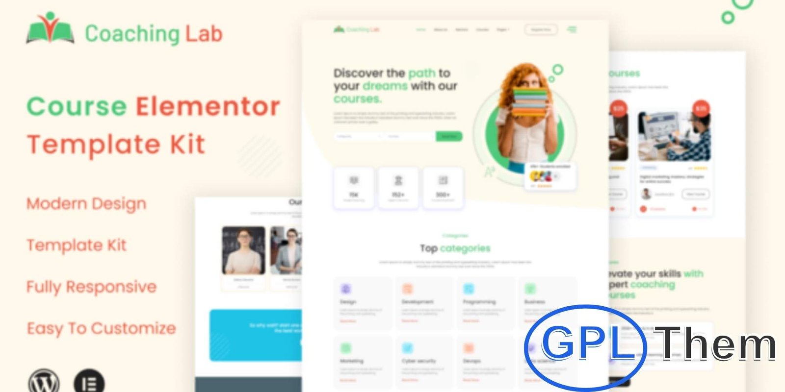 Coaching Lab – Coaching Center Elementor Template Kit Coaching Lab – Coaching Center Elementor Template Kit Coaching Lab is a modern and powerful Elementor Template Kit designed specifically for coaching centers, online schools, and educational institutes. It helps you create a professional and engaging website to promote your courses, programs, and workshops with ease. Featuring elegant course layouts, interactive lesson pages, and a fully responsive design, Coaching Lab ensures a seamless learning experience across all devices.