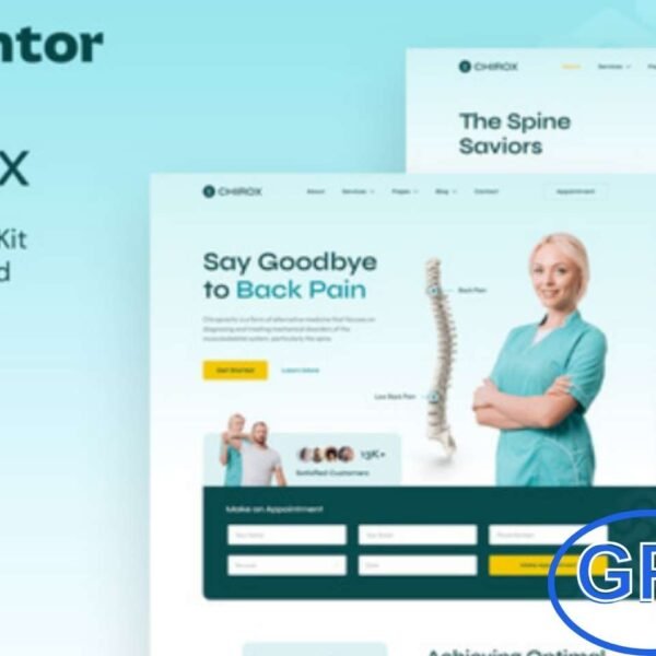 Chirox – Chiropractic & Physiotherapy Elementor Template Kit Chirox is a modern, clean, and fully responsive Elementor Template Kit crafted specifically for chiropractors, physiotherapists, orthopedic clinics, doctors, and other healthcare professionals. Designed to deliver a professional and trustworthy online presence, Chirox helps medical practitioners showcase their services, team, and patient care with ease.