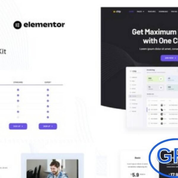 Chip – SaaS & Tech Startup Elementor Template Kit Chip is a modern and professional Elementor Template Kit designed specifically for SaaS companies, tech startups, software businesses, and IT service providers. Built with precision and creativity, this kit helps you establish a cutting-edge online presence that reflects innovation and reliability.