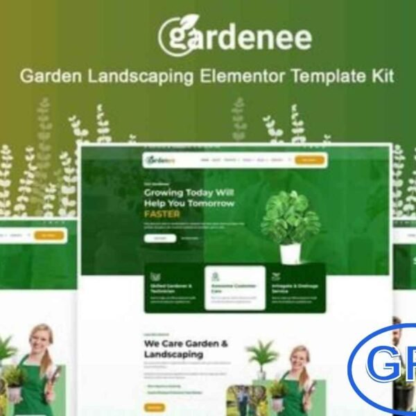 Gardenee – Landscaping & Garden Care Elementor Pro Template Kit Gardenee is a modern and professional Elementor Pro Template Kit designed specifically for landscaping companies, gardening services, groundskeeping, lawn care, florists, and flower shops. Crafted with precision and creativity, this kit helps you build a visually appealing and fully functional website that reflects your brand’s expertise in garden care and outdoor design.