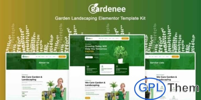 Gardenee – Landscaping & Garden Care Elementor Pro Template Kit Gardenee is a modern and professional Elementor Pro Template Kit designed specifically for landscaping companies, gardening services, groundskeeping, lawn care, florists, and flower shops. Crafted with precision and creativity, this kit helps you build a visually appealing and fully functional website that reflects your brand’s expertise in garden care and outdoor design.