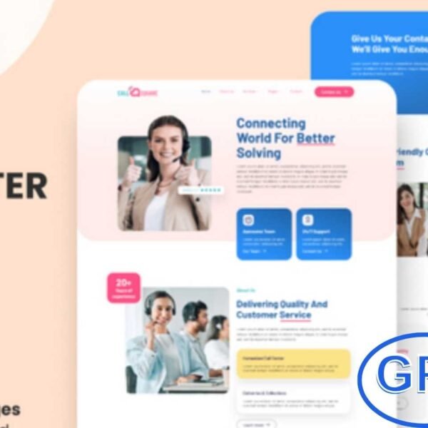 Call Square – Call Center & Support Company Elementor Template Kit Call Square is a modern and professional Elementor Template Kit crafted specifically for call centers, customer support services, and telecommunication companies. Designed with precision, it features clean layouts, intuitive navigation, and powerful customization options to help you build a high-performing website effortlessly.