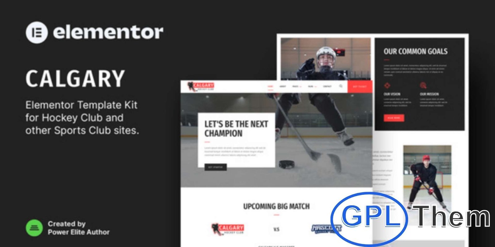 Calgary – Hockey Team & Sports Club Elementor Template Kit Calgary – Hockey Team & Sports Club Elementor Template Kit Calgary is a dynamic and modern Elementor Template Kit designed for hockey teams, clubs, tournaments, and sports leagues. Whether you’re building a site for a hockey championship, sports event, or scoreboard updates, Calgary provides everything you need to showcase your team’s achievements in style.