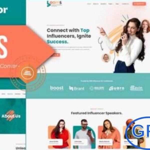 Booms – Influencer Marketing Conference Elementor Template Kit Booms is a modern and dynamic Elementor Template Kit crafted specifically for influencer marketing conferences, digital summits, and marketing events. Designed to captivate and engage, this kit offers a clean and stylish layout perfect for showcasing event schedules, speakers, sponsors, and registration details.