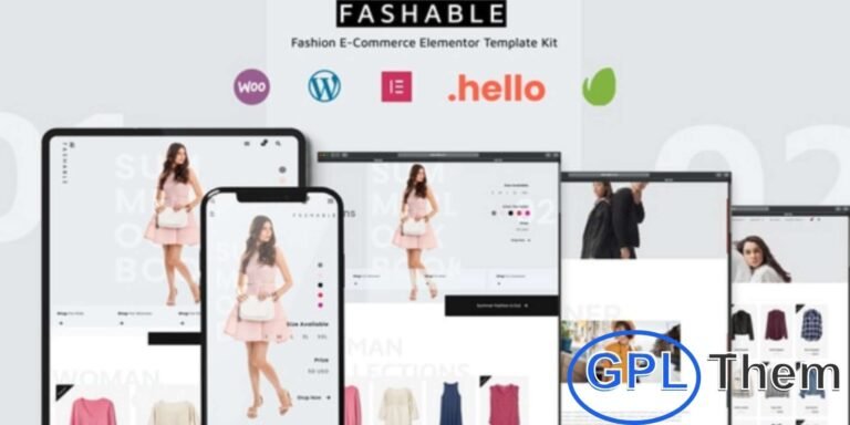 Fashable – Stylist eCommerce Elementor Template Kit Fashable is a premium and elegant Elementor Template Kit crafted specifically for fashion and lifestyle eCommerce websites. With a sophisticated Black and Broken White color scheme, this template brings a modern, classy touch to your online store. It’s perfect for fashion boutiques, clothing brands, accessories shops, and other style-focused businesses.