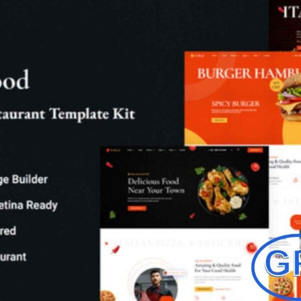 Wellfood – Fast Food & Restaurant Elementor Pro Template Kit Wellfood is a modern Elementor Pro Template Kit designed for restaurants, fast food outlets, cafes, and food service businesses. This template kit allows you to build a professional, visually appealing, and fully responsive website quickly without any coding skills.