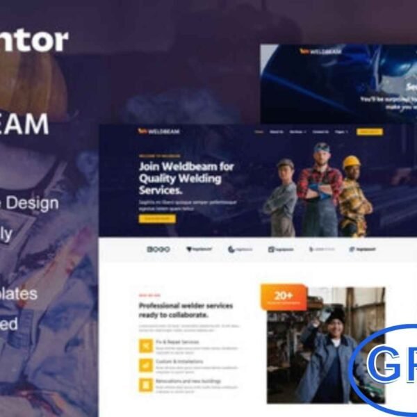 WeldBeam – Welding Services & Industrial Elementor Template Kit WeldBeam is a modern Elementor Pro Template Kit designed specifically for welding services, fabrication, and industrial businesses. Featuring 12+ pre-built templates, this kit offers a clean, professional, and fully responsive design that enhances your company’s online presence.