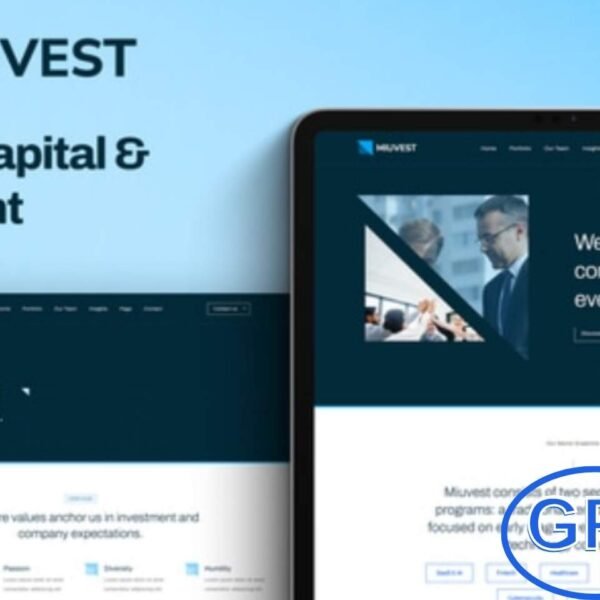 Miuvest – Venture Capital & Investment Elementor Template Kit Miuvest is a sleek and professional Elementor Template Kit designed for venture capital firms, investment companies, and financial businesses.