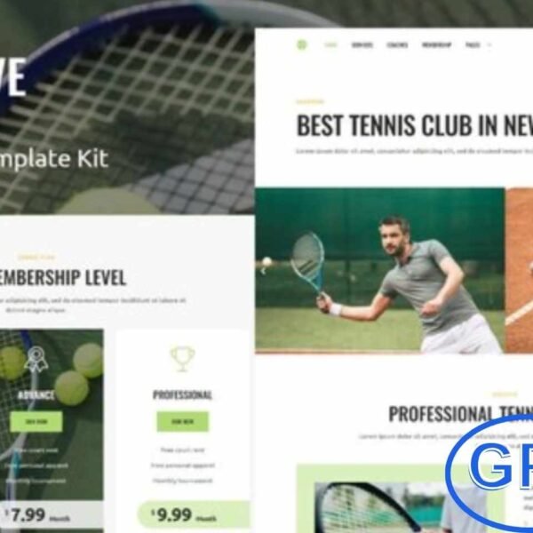 Serve – Tennis School & Sport Club Elementor Template Kit Serve is a modern Elementor Template Kit designed for tennis schools, sports clubs, and athletic training websites. Featuring a clean, professional, and responsive design, Serve allows you to showcase classes, coaches, events, and club activities effortlessly.