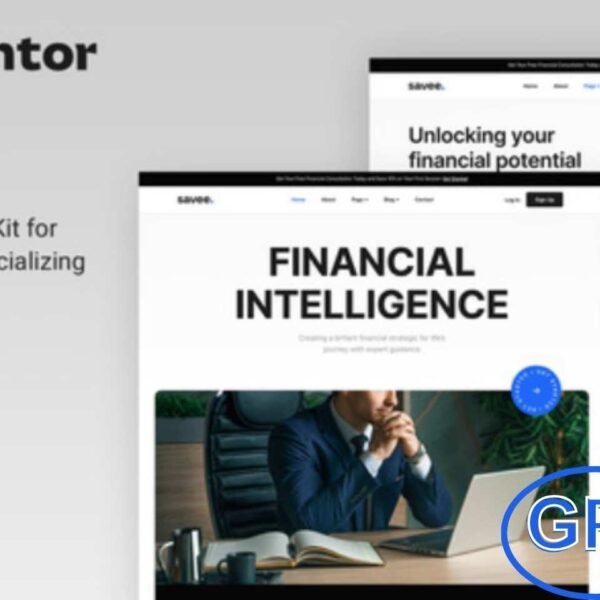 Savee – Financial Consulting Elementor Template Kit Savee is a modern and professional Elementor Template Kit designed for financial consulting firms, tax advisors, accountants, insurance companies, and business consultants.