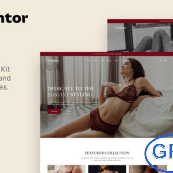 Vintina – Lingerie & Underwear Store Elementor Template Kit Vintina is a stylish and modern WooCommerce Elementor Template Kit designed for lingerie and women’s underwear stores.