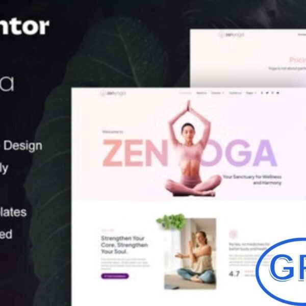 ZenYoga – Yoga & Meditation Elementor Template Kit ZenYoga is a modern and visually appealing Elementor Template Kit designed for yoga studios, meditation centers, and wellness businesses.