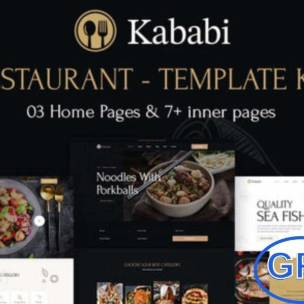 Kababi – Restaurant Elementor Template Kit Kababi is a stylish and modern Elementor Template Kit designed for restaurants, cafes, bakeries, fast food outlets, catering services, and other food business websites. With its elegant layout and easy customization, Kababi helps you create a mouth-watering online presence that perfectly showcases your menu, ambiance, and culinary services.