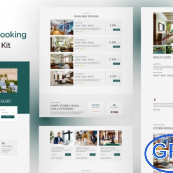 Rezort – Hotel & Resort Booking Elementor Template Kit Rezort is a modern Elementor Template Kit designed for hotels, resorts, and accommodation booking websites. Featuring 18 beautifully crafted templates, Rezort helps you create a professional and visually appealing online presence.