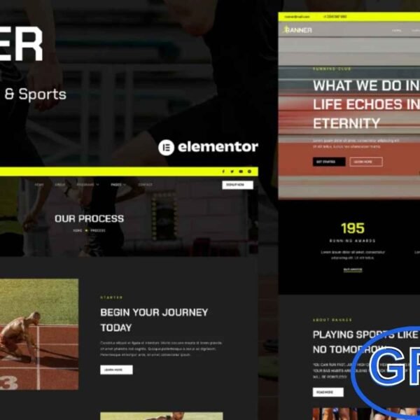 Ranner – Marathon Running Club & Sports Elementor Template Kit Ranner is a modern Elementor Template Kit designed for running clubs, marathon events, jogging tracks, sports clubs, and other athletic websites.