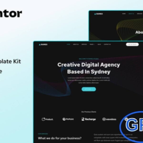 Rameo – Dark Digital Agency Elementor Template Kit Rameo is a modern and stylish Elementor Template Kit designed for creative agencies, startups, studios, and digital service websites.