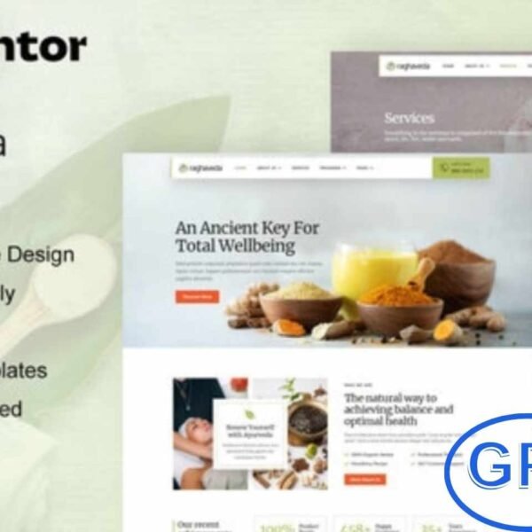 Raghaveda – Ayurveda Treatment & Spa Elementor Template Kit Raghaveda is a modern Elementor Template Kit designed for Ayurveda treatment centers, spas, wellness clinics, and holistic health services.