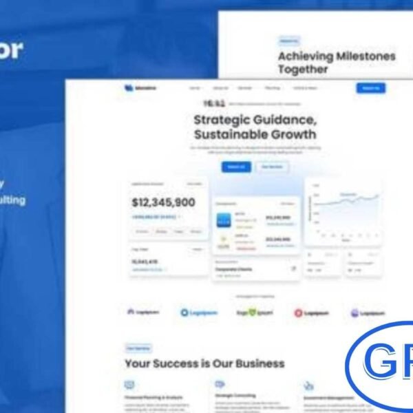 Monetra – Finance & Consulting Elementor Template Kit Monetra is a modern Elementor Template Kit designed for finance, consulting, and corporate websites. Ideal for accountants, brokers, insurance firms, tax advisors, business consultants, and financial service providers, Monetra features a clean, professional, and fully responsive design.