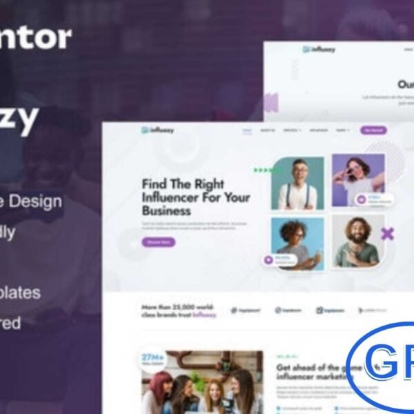 Influozy – Influencer Marketing Agency Elementor Pro Template Kit Influozy is a sleek and professional Elementor Pro Template Kit designed for influencer marketing agencies, talent agencies, and promotion services. With its clean, modern, and minimalistic design, Influozy helps you create a professional online presence that effectively showcases your services and client portfolio.