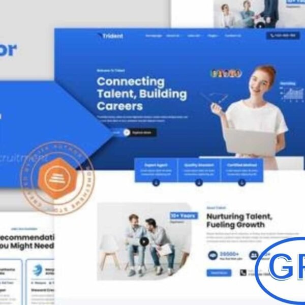 Trident – Human Resources & Recruitment Agency Elementor Template Kit Trident is a modern Elementor Template Kit designed for Human Resources and Recruitment Agency websites. Ideal for HR firms, recruiting agencies, outsourcing companies, and HR consultants, this kit features a clean, professional, and fully responsive design.