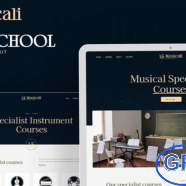 Musicali – Music School Elementor Template Kit Musicali is a modern Elementor Template Kit designed for music schools, academies, and instructors.