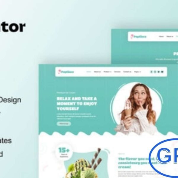 PopGlace – Ice Cream Shop Elementor Template Kit PopGlace is a modern Elementor Template Kit designed for ice cream shops, cafes, food trucks, catering services, cake shops, and other food and beverage businesses.