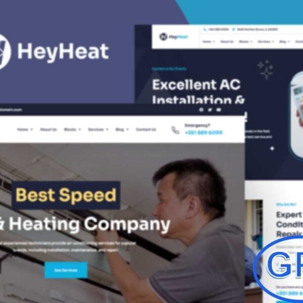 HeyHeat – Air Conditioning Services Elementor Pro Template Kit HeyHeat is a professional Elementor Pro Template Kit designed specifically for air conditioning services, HVAC companies, and maintenance providers. With its clean and modern design, HeyHeat allows you to create a professional online presence that showcases your services, expertise, and solutions effectively.