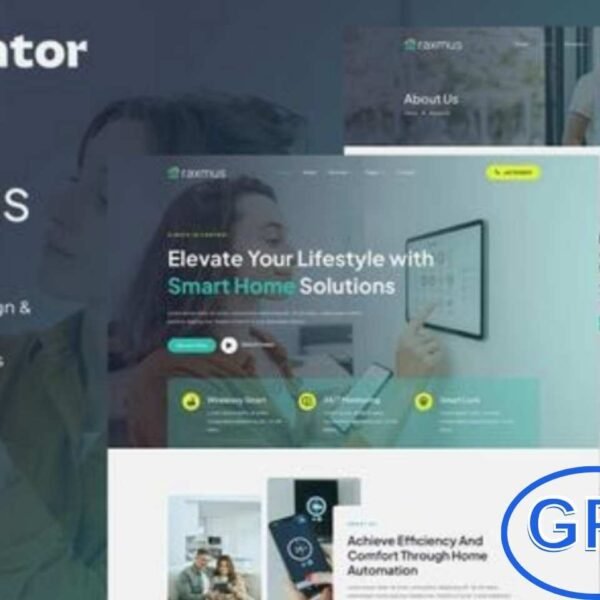 Raxmus – Smart Home Automation Elementor Template Kit Raxmus is a modern and elegant Elementor Template Kit designed for smart home automation websites. Perfect for businesses offering smart home devices, home security systems, and technology solutions, this kit helps you create a professional online presence with ease.